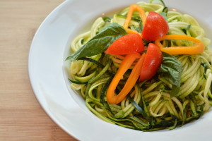 hearty vegetables zucchini noodles