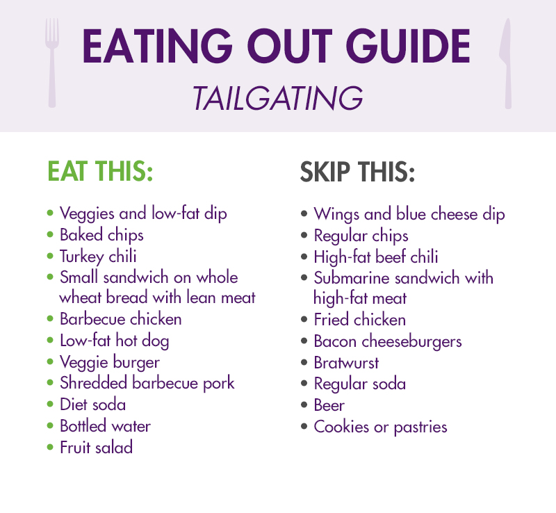 Tailgating food eating out guide