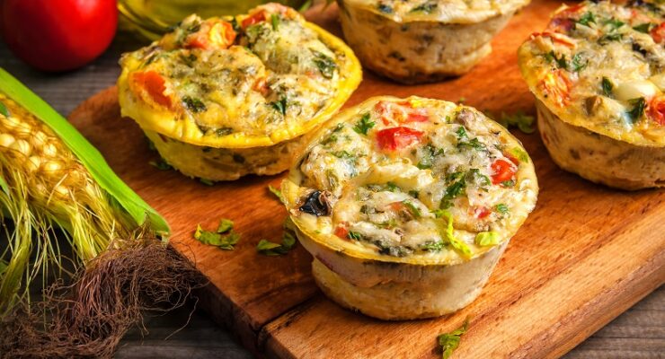 loaded omelet muffins