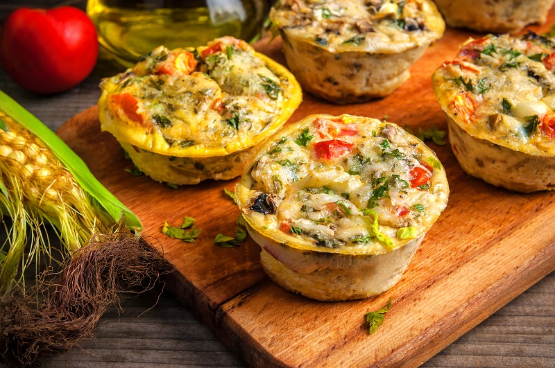 loaded omelet muffins