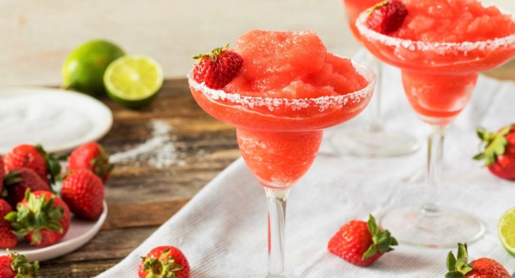 non-alcoholic strawberry daiquiri drink recipe