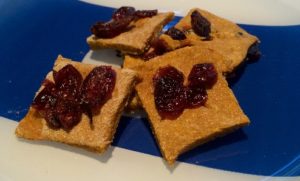 Pumpkin Cranberry Crackers