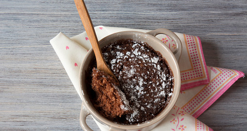 Guilt-Free Chocolate Mug Cake with Coconut