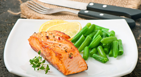 Mouthwatering Healthy Salmon Recipes - Lemon Salmon with Green Beans