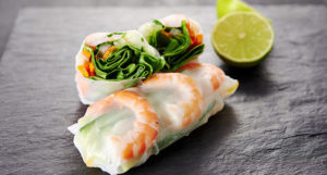 Shrimp Spring Roll with Chili Soy Sauce Sushi Recipes
