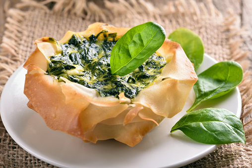 Spinach Cup Healthy Salty Snacks