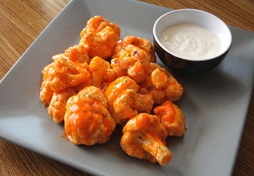 cauliflower buffalo bites