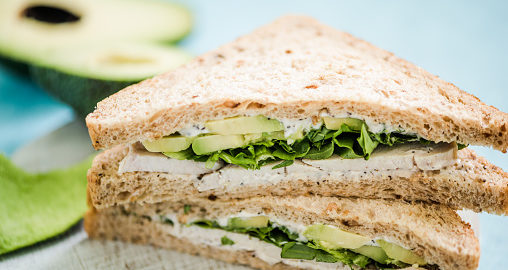 5-Ingredient Recipes Avocado Chicken Salad Sandwich
