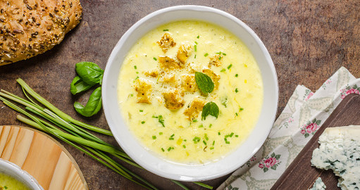 5-Ingredient Recipes Cheezy Cauliflower Soup