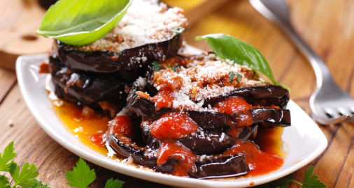 5-Ingredient Recipes Simple Eggplant Parmesan