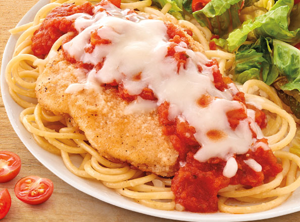 Healthy Meat Meal Chicken Parmesan