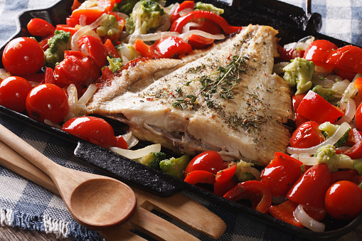Tomato Recipes: One-Pan Meal Greek Fish