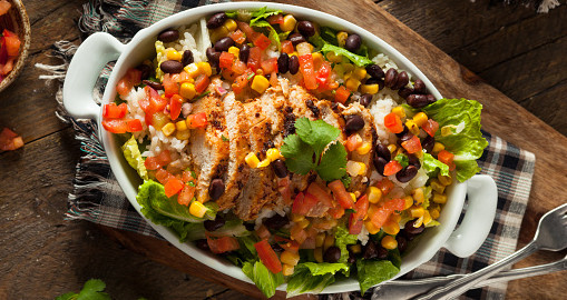 Southwest Grilled Chicken Salad Date Night Dinner Ideas