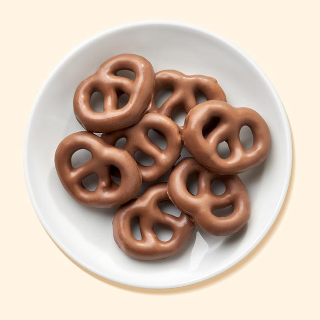 Chocolate Flavored Pretzels