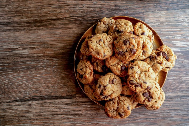 Jar Of Chocolate Chip Cookies Stock Photo - Download Image Now