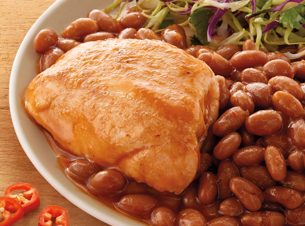 Chicken and BBQ Beans Nutrisystem Foods