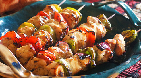 Family-Friendly Meals Marinated Greek Chicken Skewers
