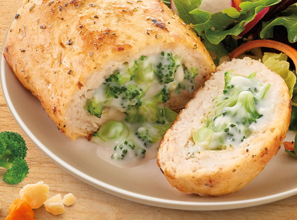 Healthy Weeknight Meals Broccoli & Cheese Stuffed Chicken Breast