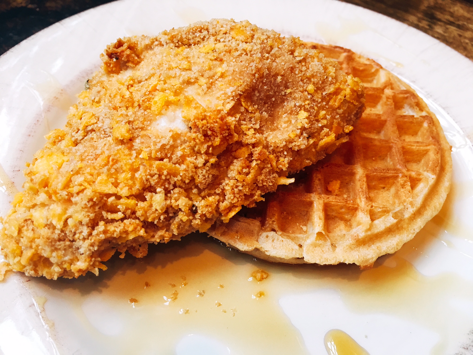 Fried Chicken And Waffles Recipe The Leaf Nutrisystem