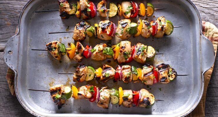 Chicken and Veggie Skewers