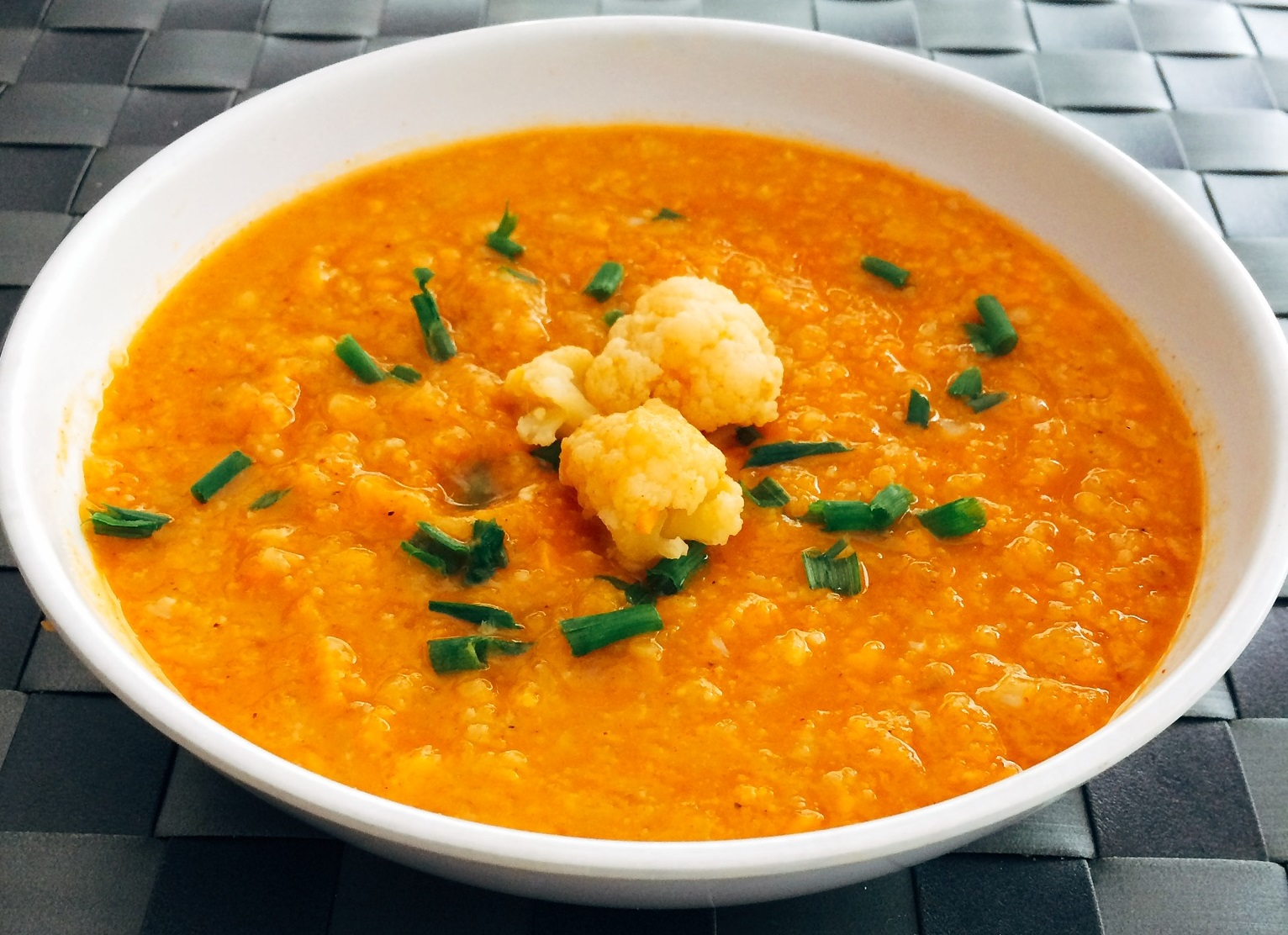 Fall Soup Recipe: Cauliflower Sweet Potato Soup