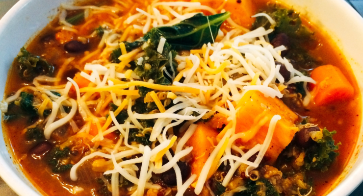 Pumpkin Soup Recipe: Black Bean Quinoa