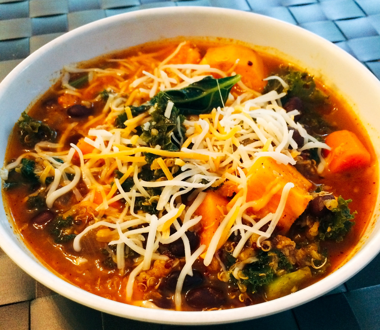 Pumpkin Soup Recipe: Black Bean Quinoa