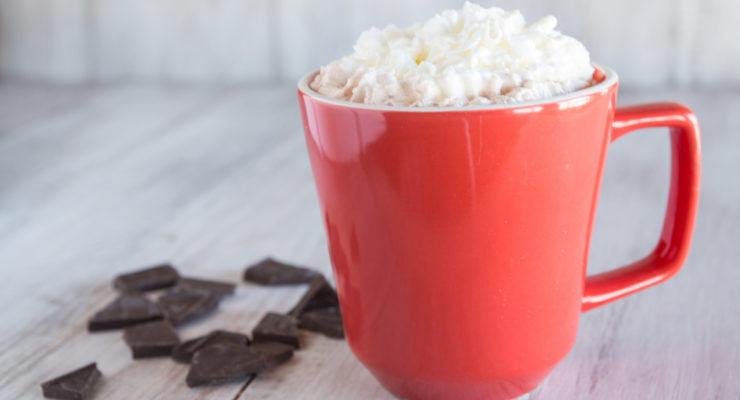 white hot chocolate