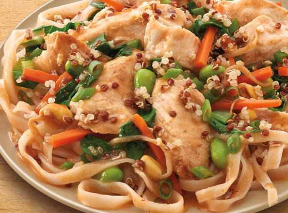 chicken and vegetable stir fry