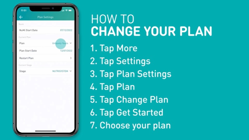 How to Change Your Plan in the NuMi App