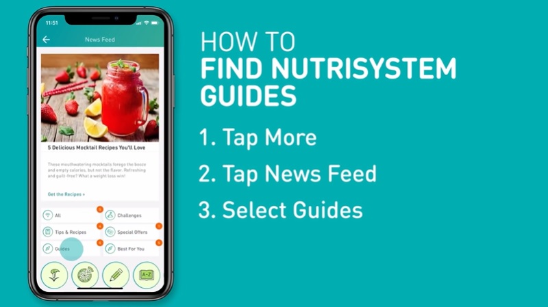 How to Find Nutrisystem Guides in the NuMi app
