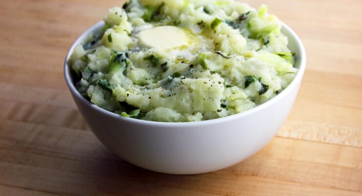Irish Cauliflower Colcannon with Kale