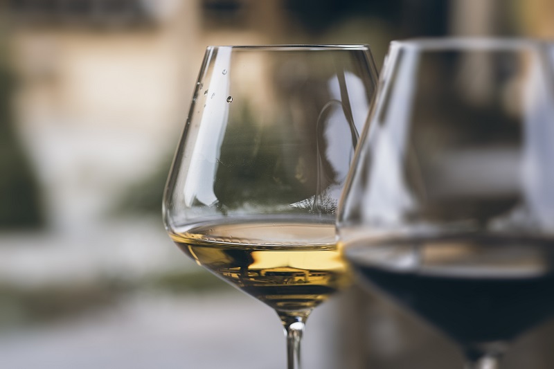 Glass of Chardonnay White Wine 
