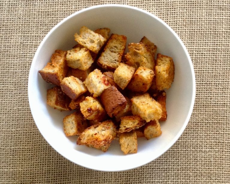 Chili Garlic Croutons Recipe | The Leaf