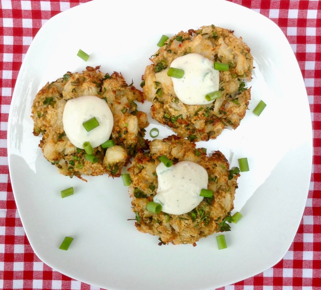 Healthier Crab Cakes