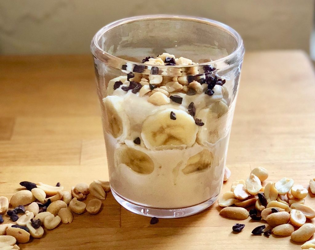 Chunky Monkey Yogurt Parfait The Leaf