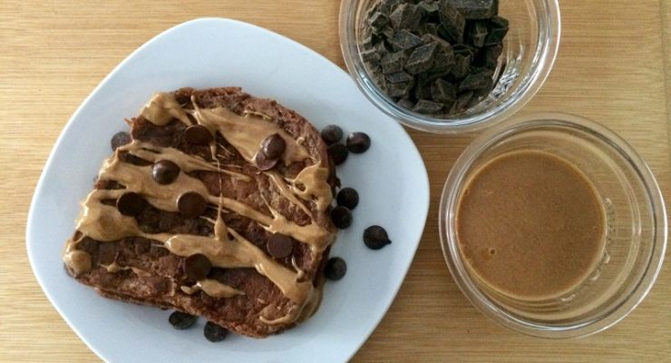 chocolate peanut butter french toast