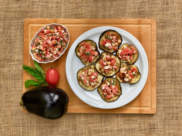 Eggplant Bruschetta Recipe The Leaf