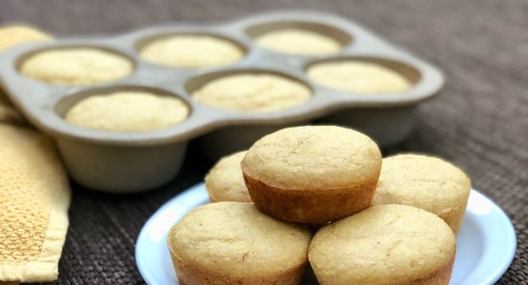 Honey Yogurt Cornbread Muffins
