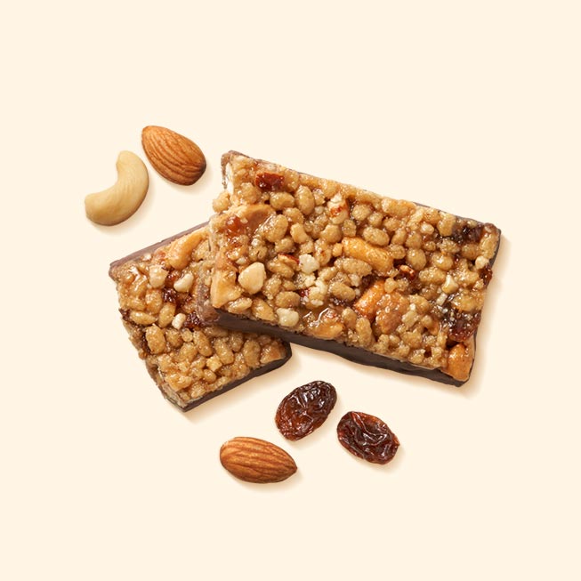 Chewy Trail Mix Bar from Nutrisystem for fast lunches