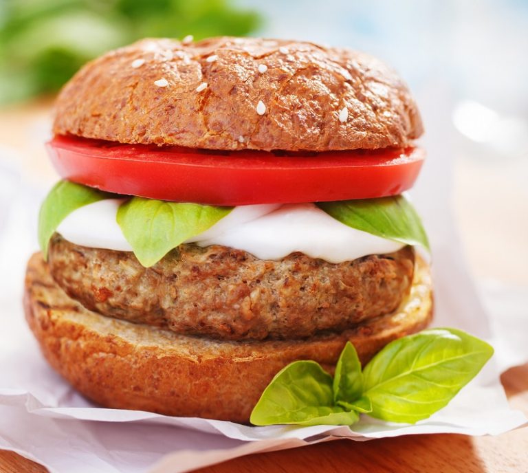 Italian Turkey Mozzarella Burger The Leaf Nutrisystem Blog