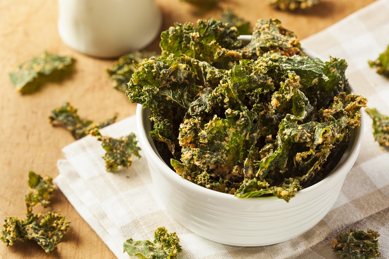 kale healthy chip