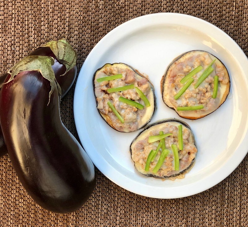 healthy pizza recipes Eggplant-Sausage-and-Pepper-Pizza