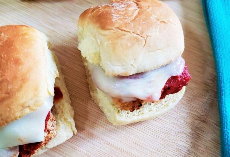 Air Fryer Chicken Parmesan Sliders The Leaf