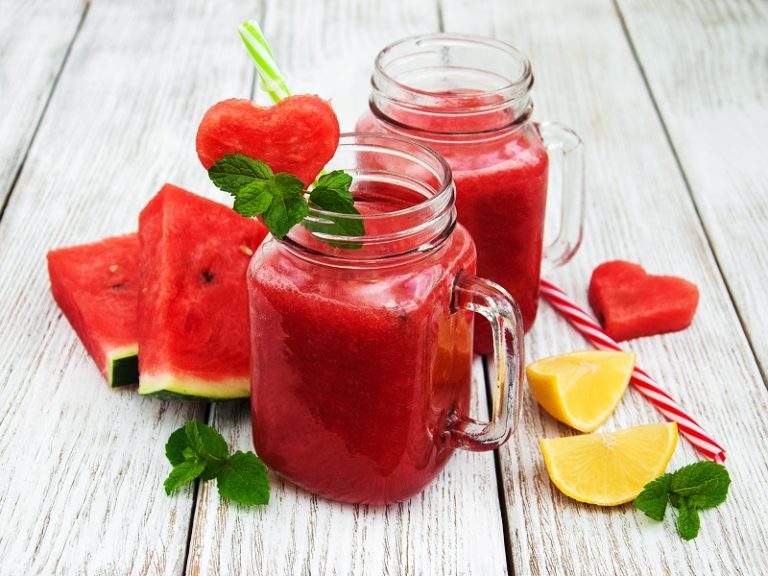 Watermelon Lemonade With Ginger The Leaf