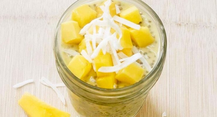 Mango Coconut Chia Pudding