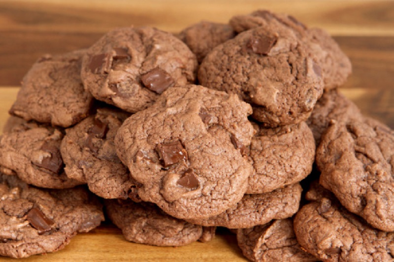 double chocolate cherry cookies. Holiday cookie recipes
