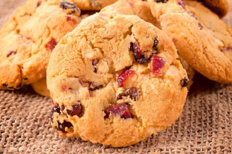 cranberry cookies made with sweet potato. Holiday cookie recipes