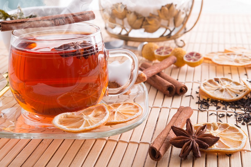 Orange Spice Tea with Ginger
