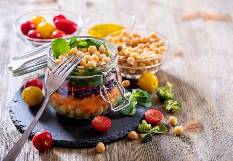 Healthy Salad in a Jar Recipe